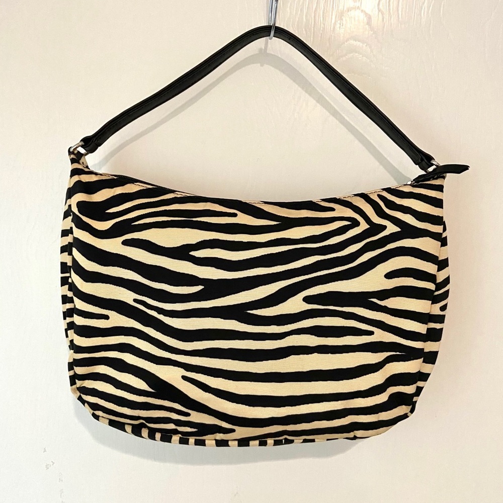 Kate Spade Black and White Zebra Print Hand Bag